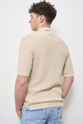 Polo uomo beige - 4