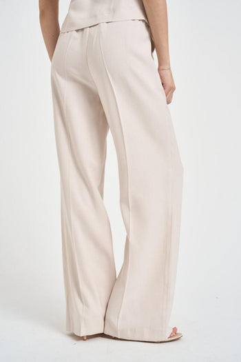 Abito con gilet e pantalone panna - 8