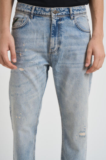 Jeans uomo lavaggio chiaro - 4