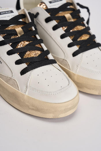 Sneakers donna bianca e nera - 3