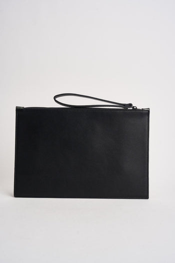 Pochette uomo con stampa nera - 5