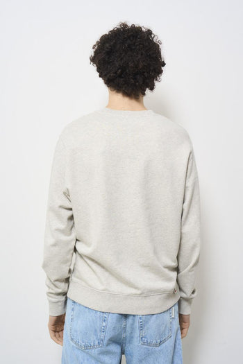 Men's crewneck sweatshirt light grey - 4