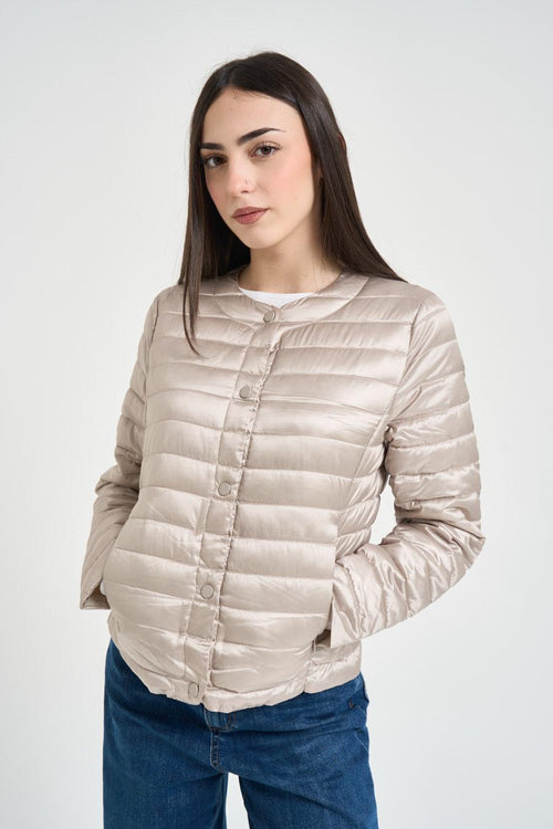 Piumino leggero donna champagne - 2
