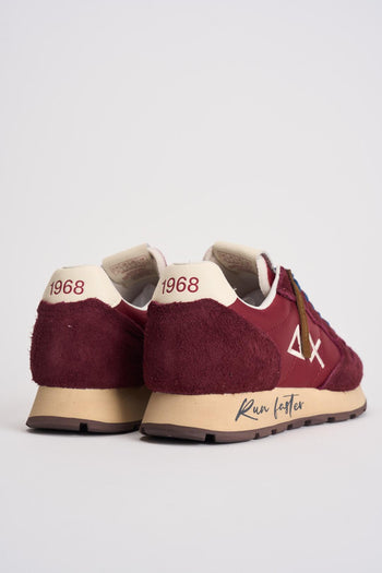 Sneakers uomo bordeaux e bianche - 6