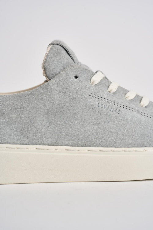 Sneakers uomo Levante in camoscio grigia - 2