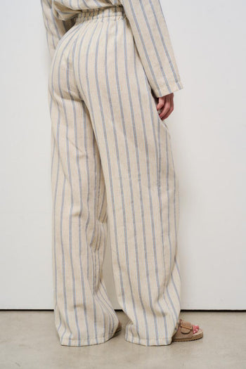 Pantalone donna a palazzo gessato - 6