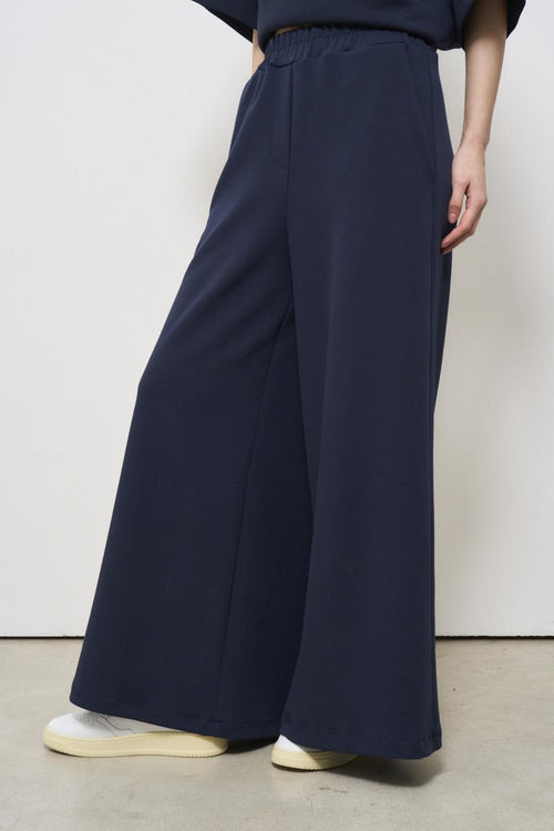 Women's blue neoprene trousers - 2