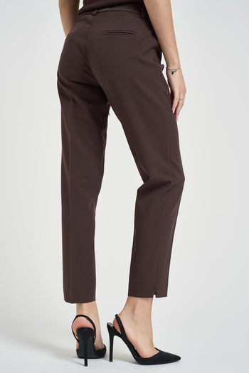 Pantalone donna a sigaretta moro - 4