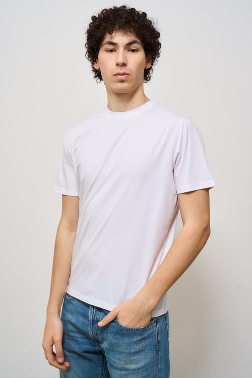 T-shirt uomo girocollo bianca