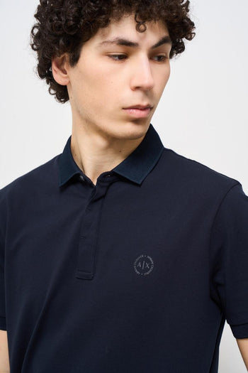 Polo uomo blu notte - 3