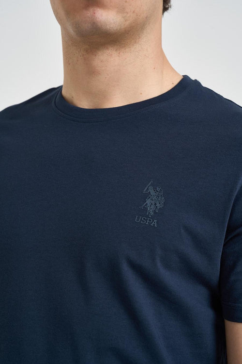T-shirt uomo girocollo blu notte - 2