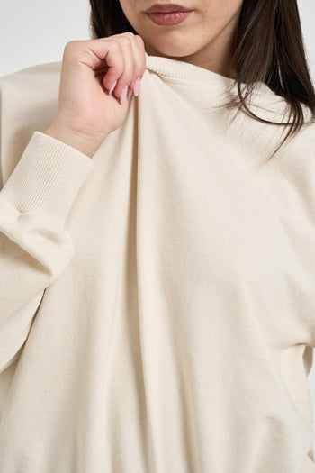 Set coordinato donna relaxed fit panna - 3