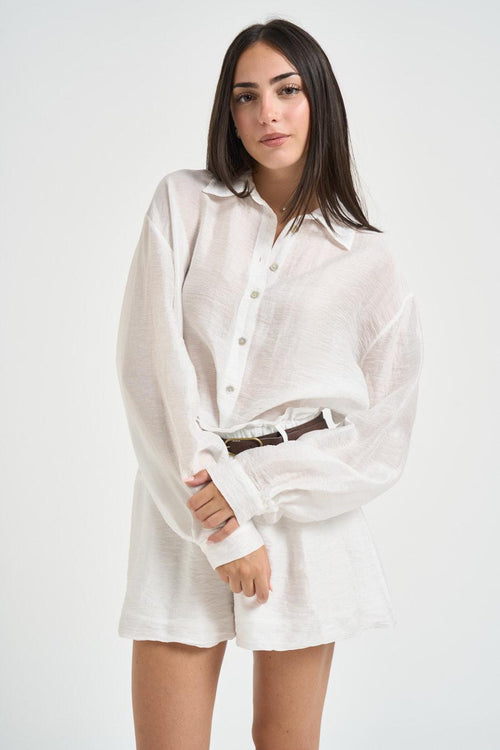 Camicia donna over bianca - 2