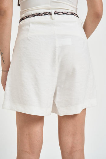 Shorts donna ampi bianchi - 3