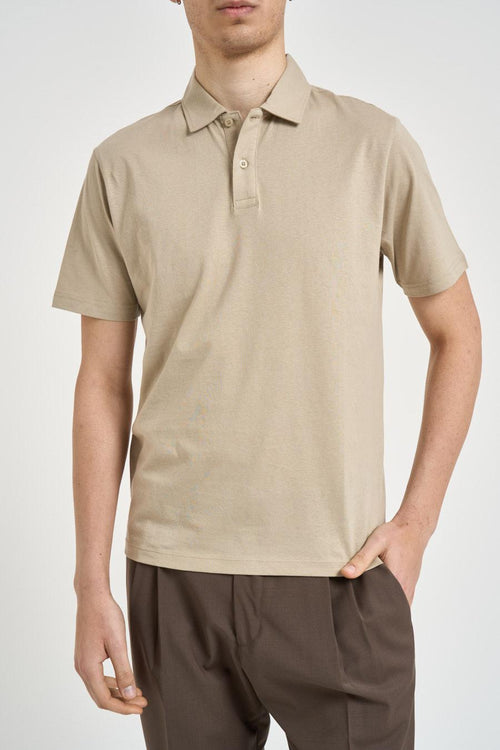Polo uomo beige