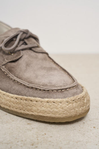 Mocassino uomo 1933 in suede tortora - 4