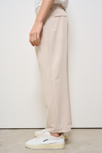 Pantalone uomo a palazzo panna - 4