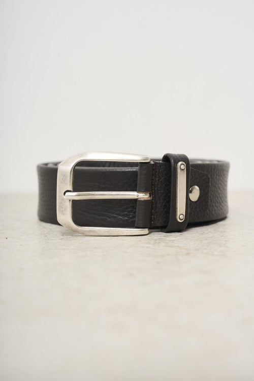 Cintura uomo in vera pelle marrone