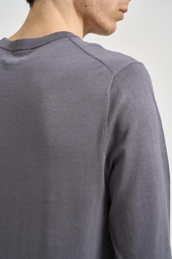 Maglia uomo girocollo grigia - 5