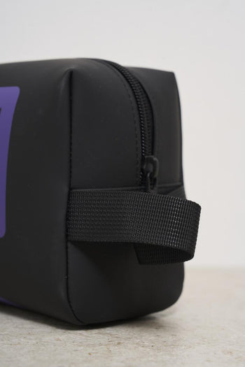 Pochette uomo nera e viola - 4