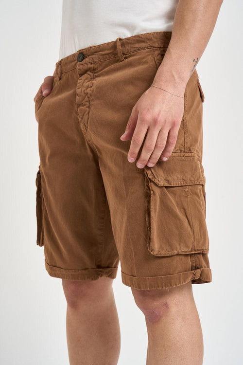 Bermuda cargo uomo marrone - 2