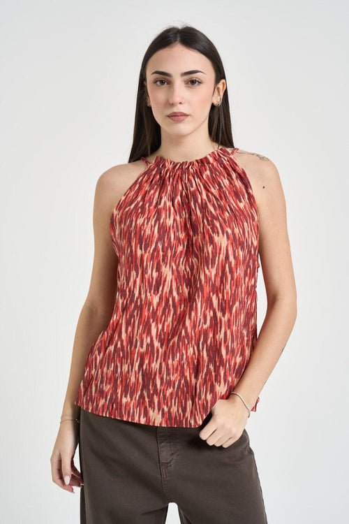 Top donna fantasia rossa