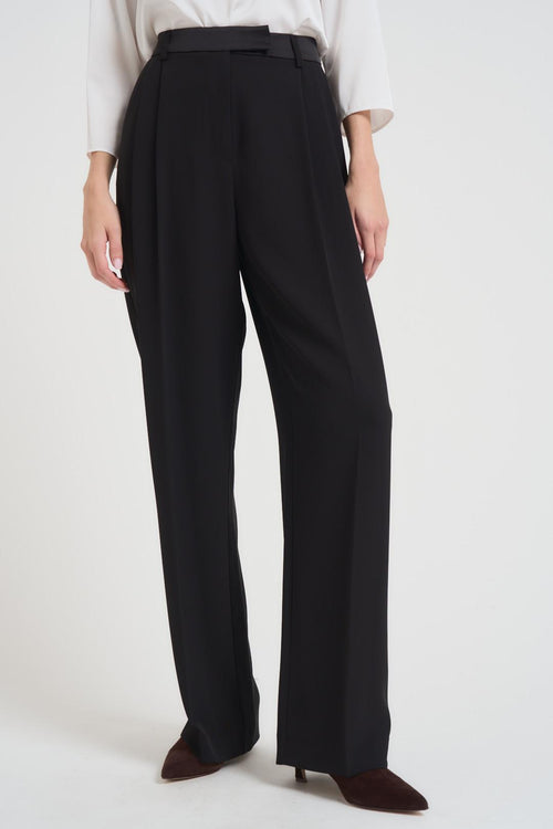 Pantalone donna a palazzo nero