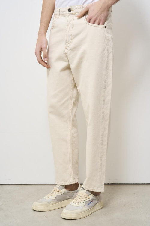 Jeans uomo regular beige - 2