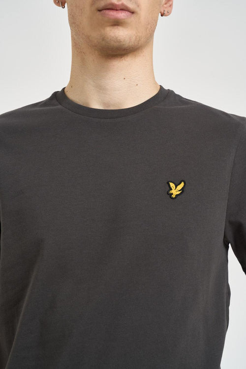 T-shirt uomo girocollo grigio antracite - 2