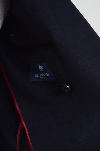 Cappotto uomo doppiopetto blu notte - 7