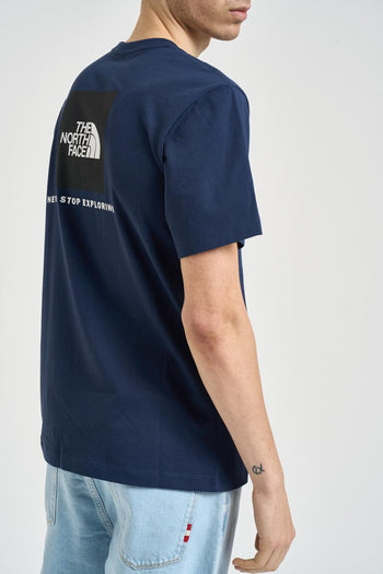 T-shirt uomo girocollo blu - 3