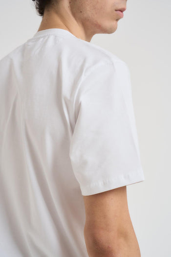 T-shirt uomo girocollo bianca - 4
