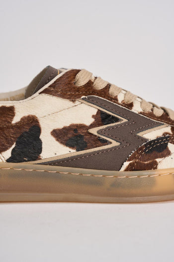 Sneakers donna in cavallino muccato - 3