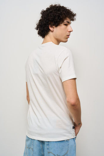 T-shirt uomo girocollo bianca - 4