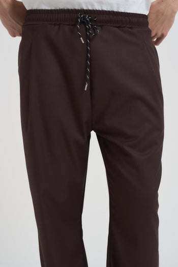 Pantalone uomo con elastico moro - 4