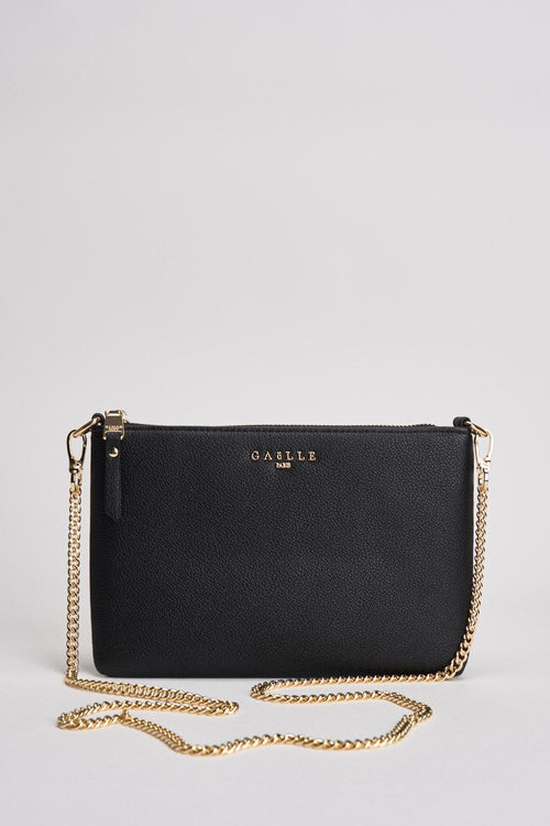 Pochette donna in ecopelle nera