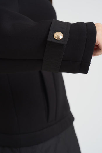 Giubboto donna in Scuba nero - 7