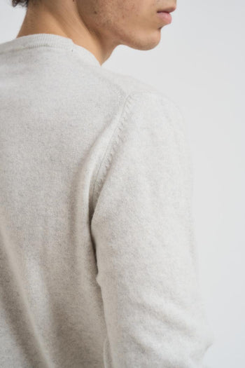 Maglia uomo girocollo grigio chiaro - 4