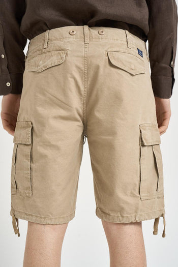 Bermuda cargo uomo beige - 4