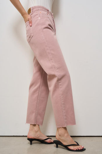Jeans donna regular rosa - 5