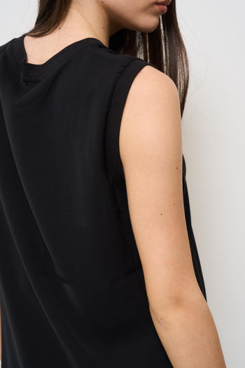 Abito donna corto nero - 6