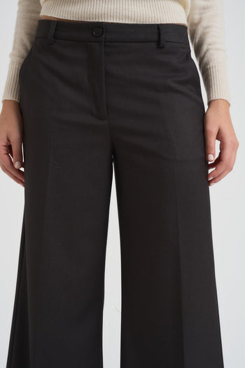 Pantalone donna a palazzo grigio - 5