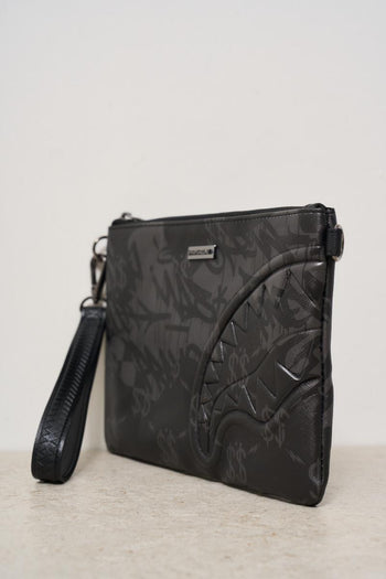Pochette uomo 3am check nera - 4