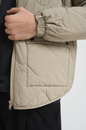 Giubbotto uomo trapuntato grigio chiaro - 3