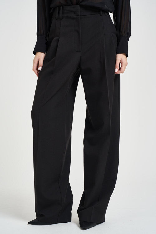 Pantalone donna a palazzo nero