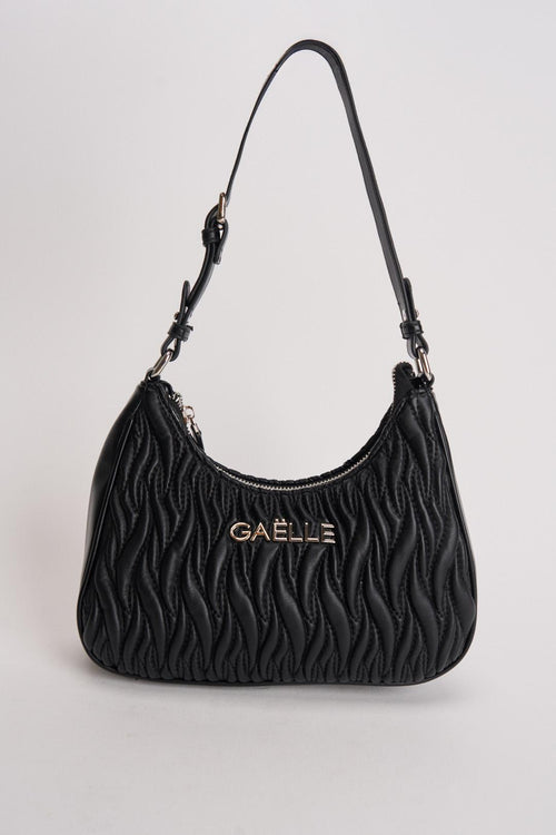 Borsa donna matelassè a spalla nera
