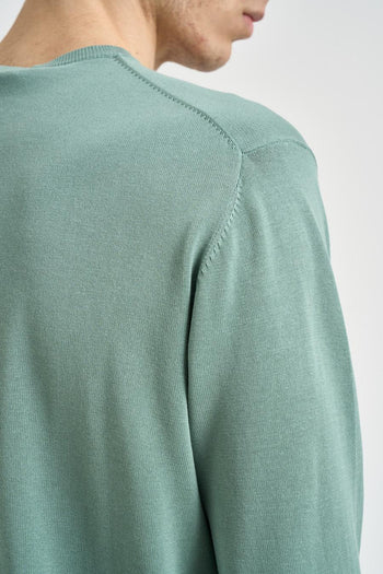 Maglia uomo girocollo menta - 4