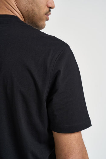 T-shirt uomo girocollo nera - 4