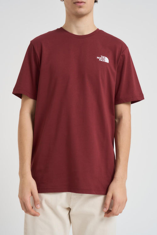 T-shirt uomo Redbox bordeaux