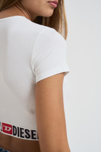 Top donna cropped Irma-d-core bianco - 5